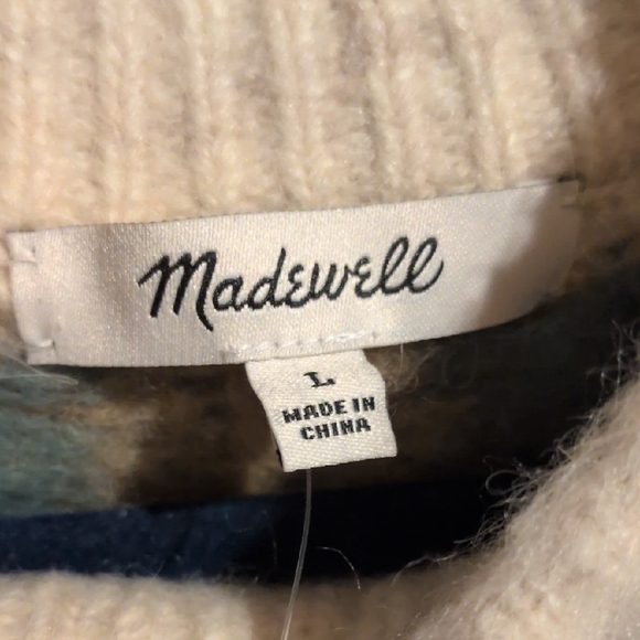 Madewell Multicolor Patterned Women's Sweater - Picture 2 of 8